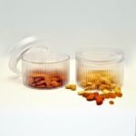 Dry Fruit Container Set 450ml - Airtight Round Jars for Snacks, Spices, Pulses - Image 2