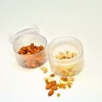 Dry Fruit Container Set 450ml - Airtight Round Jars for Snacks, Spices, Pulses