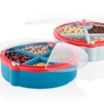 Apex Butterfly Candy Box - 4 Compartment Snack & Dry Fruit Storage Box for Home & Kitchen Use