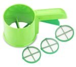 Flour Sifter 3-in-1 with Stainless Steel Mesh & Heavy ABS Body for Roti, Puri & Bhakri Prep - Image 6