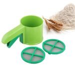 Flour Sifter 3-in-1 with Stainless Steel Mesh & Heavy ABS Body for Roti, Puri & Bhakri Prep - Image 5