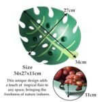 Leaf Basket | Multipurpose Fruit & Vegetable Storage Basket | Home, Kitchen, Dining Table - Image 6