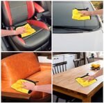800 GSM Microfiber Car Cleaning Cloth, Dual-Sided Plush Towel for Car Detailing & Cleaning | Random colour - Image 7