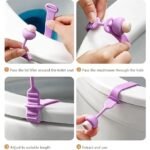 Toilet Seat Lifter Handle, Household Toilet Lid Lifter for Easy Lifting & Avoiding Touching - Image 3