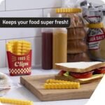 French Fries Bag Seal Clips, Fun Magnetic Food Clips for Sealing Snacks & Food Packages - Image 7