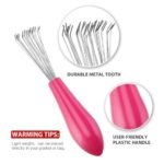 Comb Cleaner Brush for Hairbrush Cleaning, Professional Metal Teeth Tool for Salon & Home - Image 8