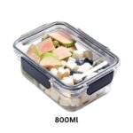 Airtight Container Snacks Storage Box - Leakproof, Stackable, Fridge & Kitchen Organizer - Image 2