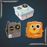 Kids Lunch Box - 2 Layer Stainless Steel with Tray, Container & Spoon | BPA-Free & Leakproof