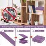 Foldable Yoga Mat 5mm Thick Anti-Slip Exercise Mat for Home Workout, Fitness & Meditation with Bag - Image 5