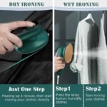 Mini Steam Iron for Travel, Portable Iron for Clothes, Wet & Dry Ironing Mini Iron - Image 2