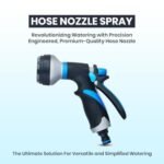 8-Mode Hose Nozzle Spray Gun for Gardening, Adjustable, Leakproof, Soft-Grip Handle - Image 5