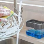 2-in-1 Soap Dispenser with Sponge Holder for Kitchen Sink | Dishwashing Liquid Pump - Image 4