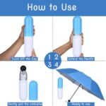 Bottle Umbrella Capsule Case | Foldable UV-Proof Windproof Travel Umbrella for Men & Women | Random colour - Image 4