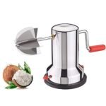 Stainless Steel Coconut Scraper with Vacuum Base & Durable Kitchen Tool - Image 4