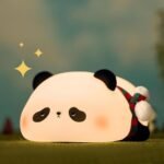 Panda LED Night Light for Kids, Rechargeable Fun Lamp with Timer Auto-Off for Boys and Girls