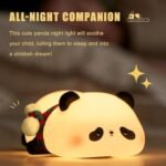 Panda LED Night Light for Kids, Rechargeable Fun Lamp with Timer Auto-Off for Boys and Girls - Image 4