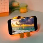 Pumpkin Night Light LED Lamp, Rechargeable Silicone Nightlight for Kids - Image 2