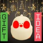 Silicone Chick LED Night Light for Kids, Cute Touch Lamp, Aesthetic Baby Room Decor - Image 7