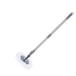 360 Degree Rotating Spin Mop with Easy Wringer, Microfiber Refill Heads for Home & Office Cleaning - Image 3