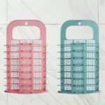 Folding Wall Hanging Laundry Basket for Clothes, Space-Saving Clothes Storage for Home