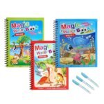Magic Water Coloring Book for Kids | Reusable Doodle Book with Magical Pen | Mess-Free Fun