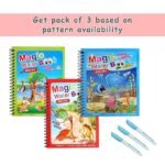 Magic Water Coloring Book for Kids | Reusable Doodle Book with Magical Pen | Mess-Free Fun - Image 3