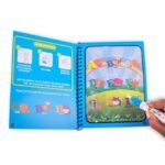 Magic Water Coloring Book for Kids | Reusable Doodle Book with Magical Pen | Mess-Free Fun - Image 2