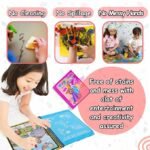 Magic Water Coloring Book for Kids | Reusable Doodle Book with Magical Pen | Mess-Free Fun - Image 5