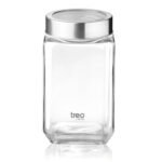 Treo Cube Glass Jar 800ml | Airtight Storage Jar, BPA Free, Multipurpose Spice Container - Image 5
