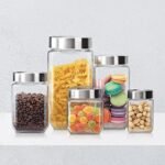 Treo Cube Glass Jar 800ml | Airtight Storage Jar, BPA Free, Multipurpose Spice Container - Image 4