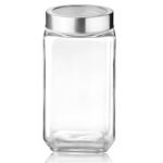 Treo Cube Glass Jar 800ml | Airtight Storage Jar, BPA Free, Multipurpose Spice Container - Image 9