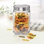 Treo Cube Glass Jar 800ml | Airtight Storage Jar, BPA Free, Multipurpose Spice Container - Image 2