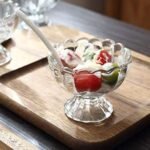 Treo Floral Glass Bowl, Transparent, 130ml Bowls for Ice Cream & Pudding - Image 3