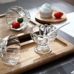Treo Floral Glass Bowl, Transparent, 130ml Bowls for Ice Cream & Pudding - Image 6