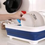 Collapsible Dish Drainer Rack - Spoon Storage, Heavy Duty & Dishwasher Safe - Image 4