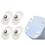 Ball Casters for Bottom Storage Rack | Self-Adhesive Swivel Wheels for Easy Movement