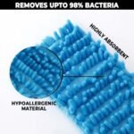 Microfiber Wiper for Floor Cleaning | Stainless Steel Hypoallergenic Chenille Mop - Image 5