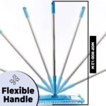 Microfiber Wiper for Floor Cleaning | Stainless Steel Hypoallergenic Chenille Mop - Image 2