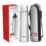 1L Milton Thermosteel Bottle - Vacuum Insulated, Leak-Proof Flip Lid