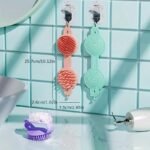 2 in 1 Hair Brush | Soft Silicone Scalp Massager & Body Scrubber for Gentle Exfoliation - Image 5