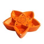 Panchmukhi Water Sensor Diya - No-Oil LED Candles, Battery-Operated for Diwali & Festivals - Image 2