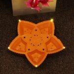 Panchmukhi Water Sensor Diya - No-Oil LED Candles, Battery-Operated for Diwali & Festivals - Image 4