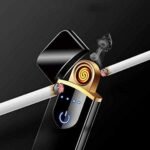USB Rechargeable Touch Lighter - Windproof, Double Ignition, Fingerprint Sensor - Image 7