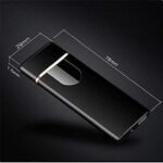 USB Rechargeable Touch Lighter - Windproof, Double Ignition, Fingerprint Sensor - Image 5