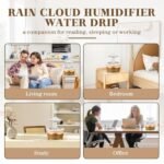 CloudRain Humidifier & Aroma Diffuser - Remote Control, Essential Oil Compatible - Image 4
