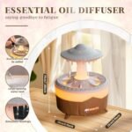 CloudRain Humidifier & Aroma Diffuser - Remote Control, Essential Oil Compatible - Image 3