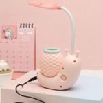 Cute Snail LED Table Lamp with Pen Holder | USB Rechargeable Night Lamp - Image 2