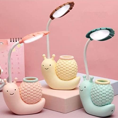 Version 1.0.0 Cute Snail LED Table Lamp with Pen Holder | USB Rechargeable Night Lamp - Image 4