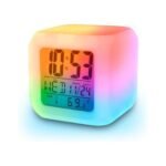 Smart Digital Alarm Clock with 7 Color LED, Snooze, for Bedroom & Heavy Sleepers - Image 2
