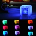 Smart Digital Alarm Clock with 7 Color LED, Snooze, for Bedroom & Heavy Sleepers - Image 5